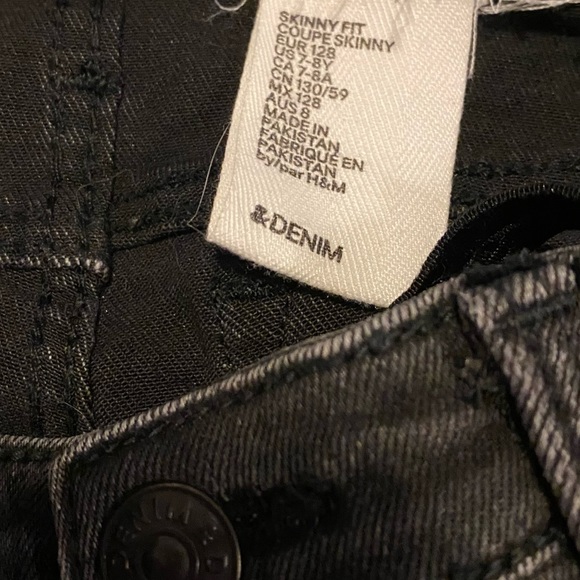 & Denim Girls Sz 7-8 Jeans - Picture 3 of 4